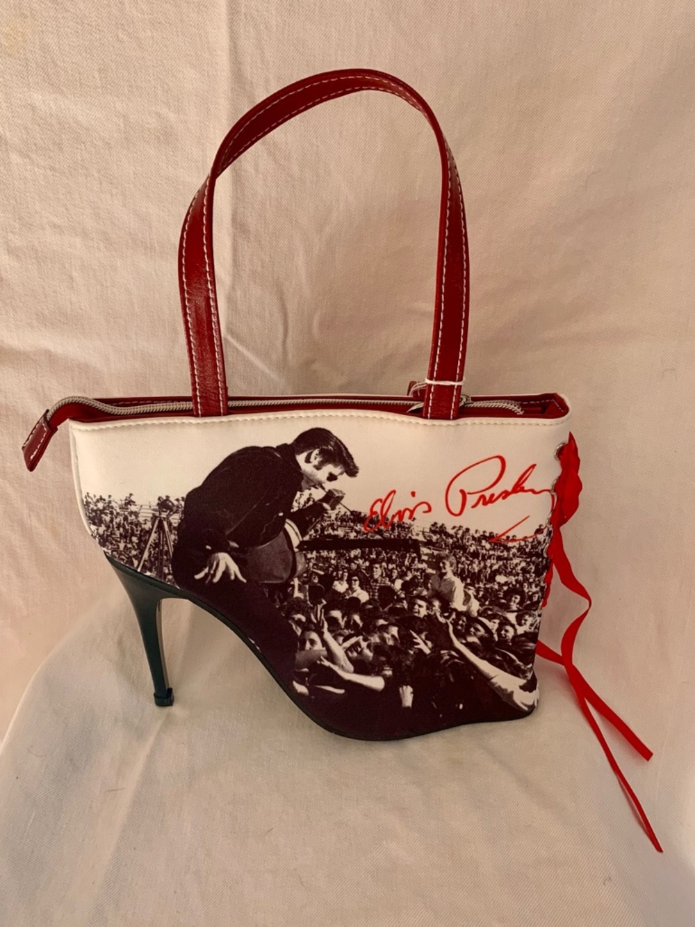 Rare Elvis Presley High Heel Stiletto Handbag by Ashley M